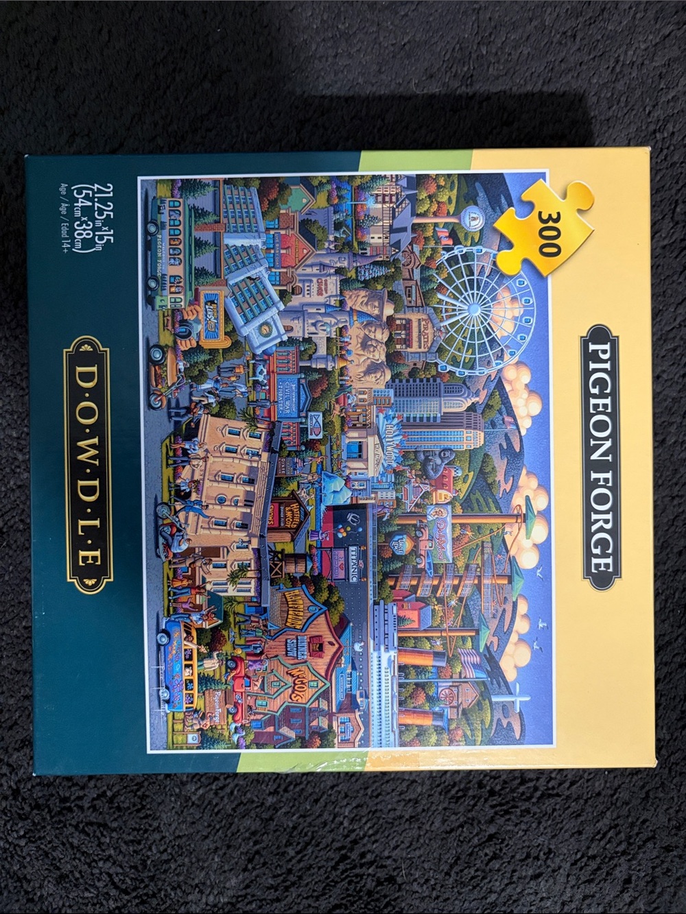 Pigeon Forge 300-Piece Jigsaw Puzzle - Multicolor Dollywood - Picture 5 of 8